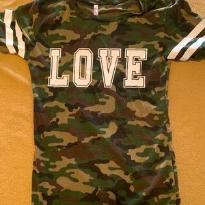 Girls camo tunic